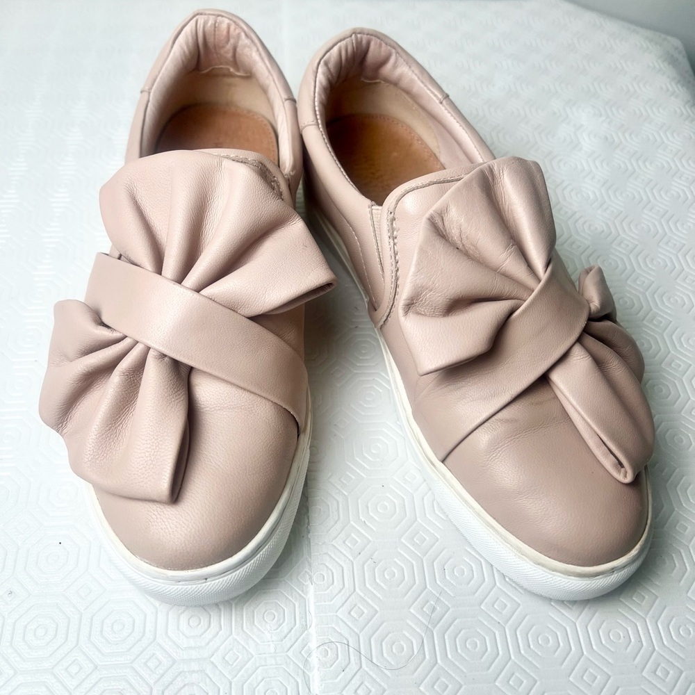 Halogen Blush Pink Bow Sneakers